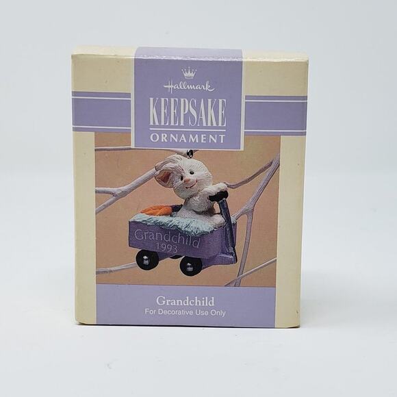 1993 Hallmark Grandchild Spring Handcrafted Keepsake Easter Holiday Ornament - Picture 1 of 6